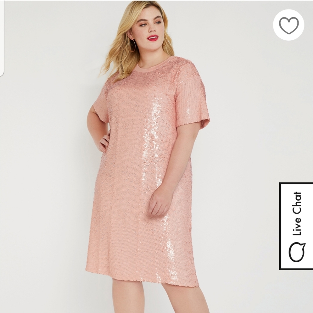 Sequin Shift Dress